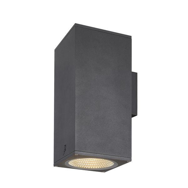 ENOLA UP/DOWN SQ L 53W 3000/4000K 230V LED IP65 anthracite image 1