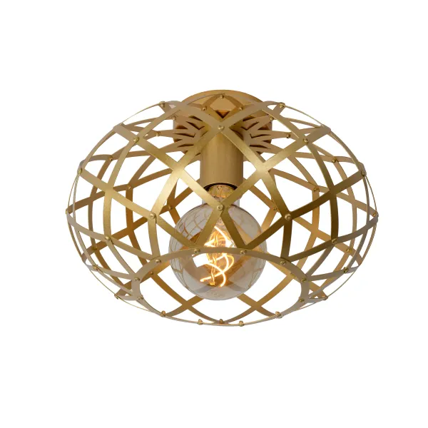 WOLFRAM Ceiling Light E27/40W O30 cm Gold image 1