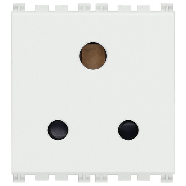 2P+E 5A English SICURY outlet white image 1