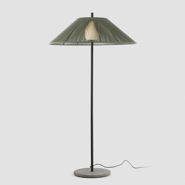 SAIGON OUT FLOOR LAMP GREEN 2M 100 BASE CONCRETE image 1