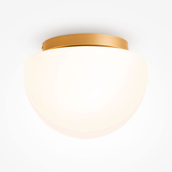 Modern Glassy Ceiling lamp Gold image 1