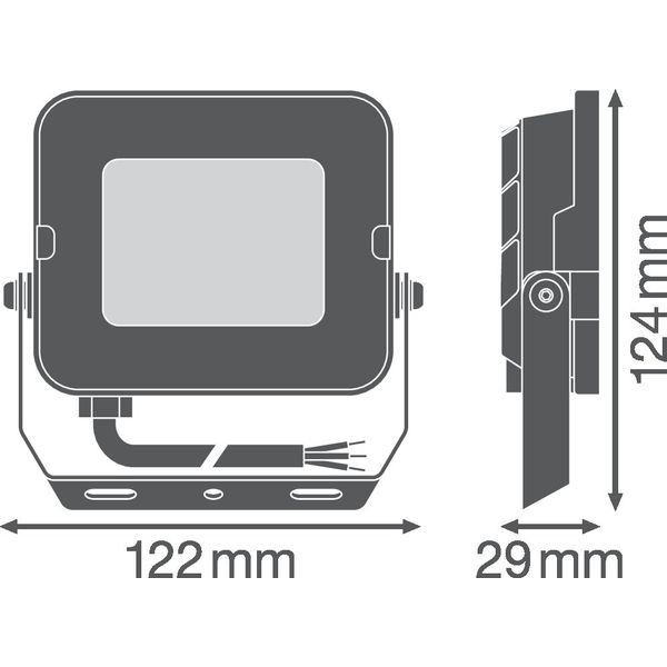 FLOODLIGHT COMPACT 20W 865 SYM 100 WT image 16