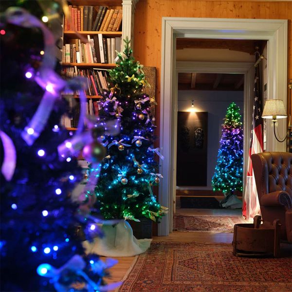 5FT Regal Tree (270 Twinkly app-controlled RGB LED lights), Plug C image 3