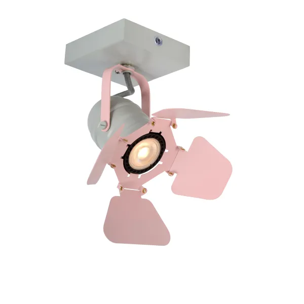 Lucide PICTO - Ceiling spotlight Children - 1xGU10 - Pink image 1