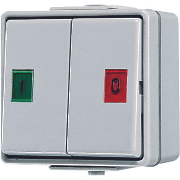 2-gang push-button, 10 AX / 250 V ~ 639W image 2