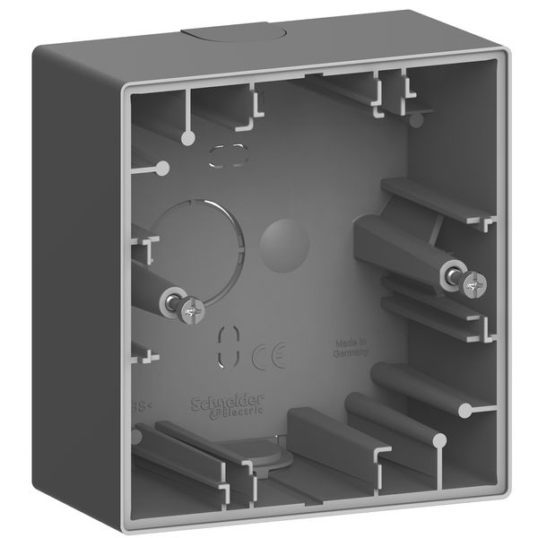 Merten System Design, surface-mounted housing, 1 gangs, anthracite image 2