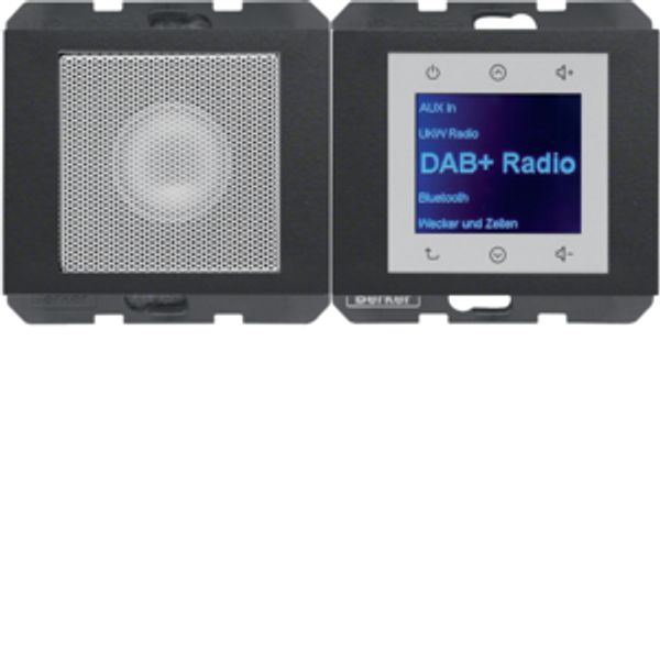 Radio Touch with Loudspeaker DAB+, Bluetooth K.x anthracite matt image 1