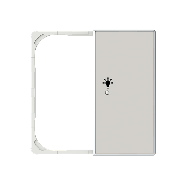 SRL-2-L-85DN Cover F@H SKY 2C.LE.Light for Switch/push button Two-part button Sand - Sky Niessen image 1