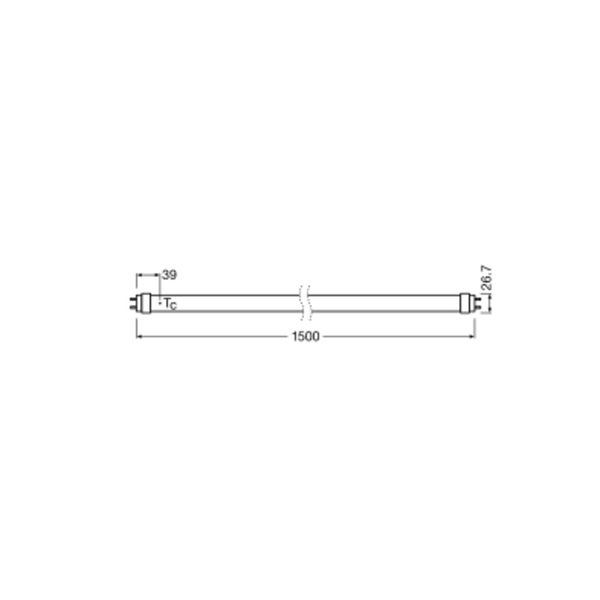 SubstiTUBE T8 EM STAR PC 18.3 W/3000 K 1500 mm image 9