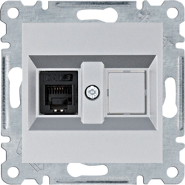 Telephone socket - silver image 1