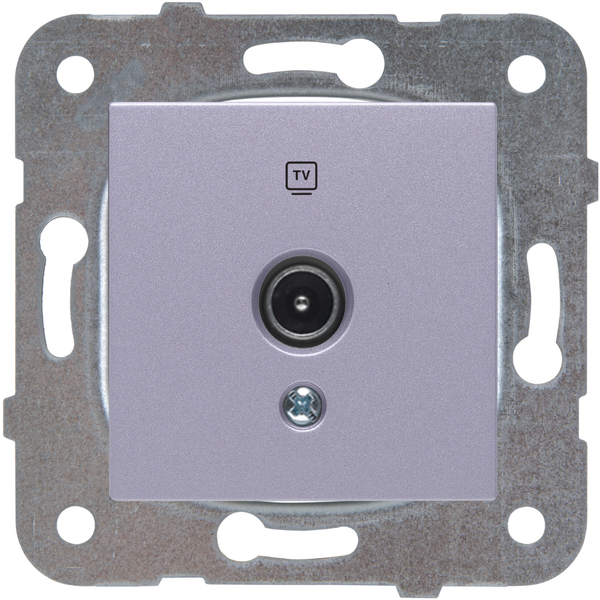 Karre Plus-Arkedia Silver TV Socket Terminated image 1