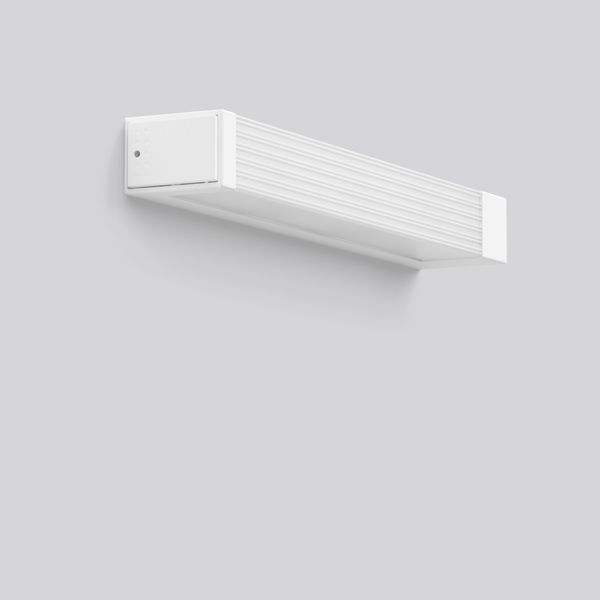 R40, white, on/off Linear light fittings, L 500 B 55 H 80, Opal glass image 1