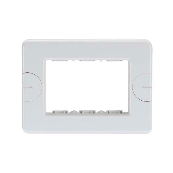 COMPACT PLATE - SELF-SUPPORTING - 6 GANG (3+3 OVERLAPPING) - CLOUD WHITE - SYSTEM image 2