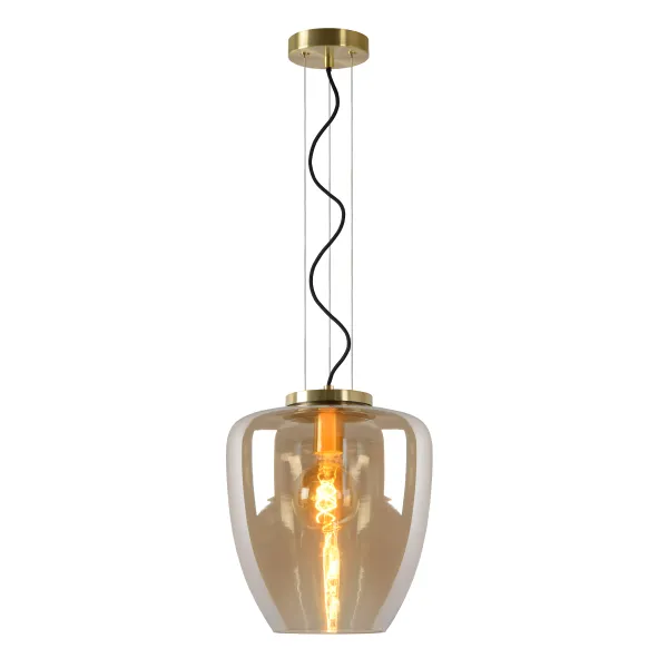 FLORIEN Pendant E27 60W Amber image 1