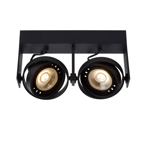 GRIFFON Ceiling spotlight Dim-to-warm 2xGU10 12W B image 1