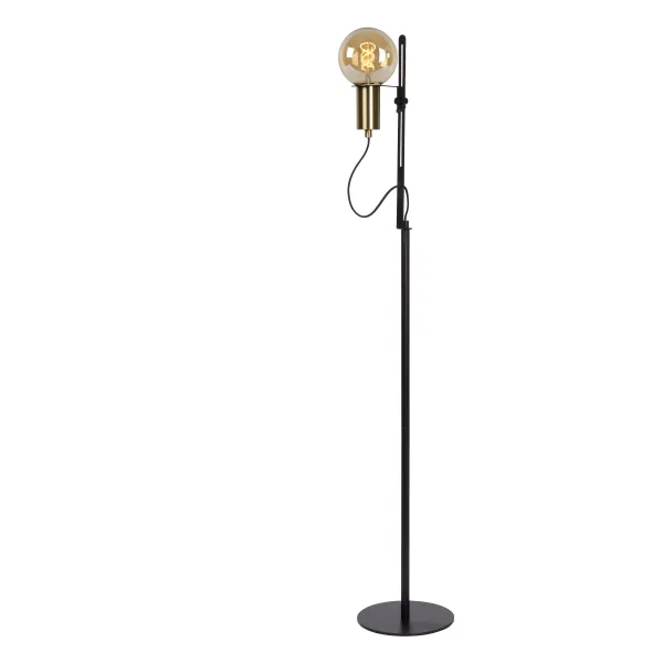 MALCOLM Floorlamp E27/40W H140cm Black image 1