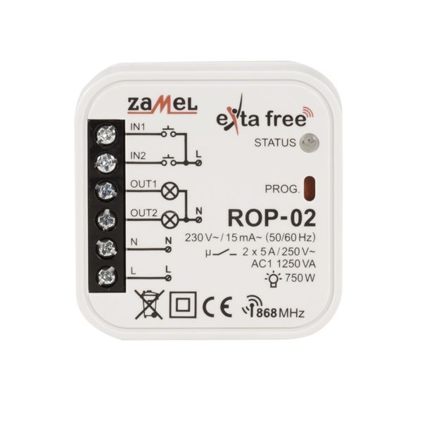 2-Channel radio receiver type: ROP-02 image 1