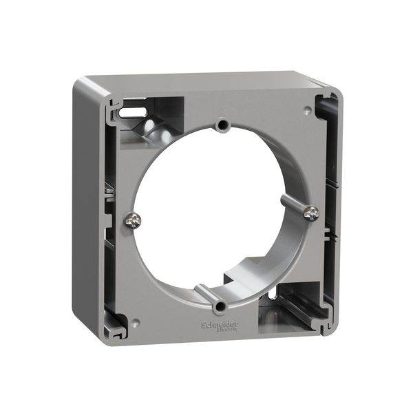 Sedna Design & Elements, Surface Mounting box, 1 gang, aluminium image 3