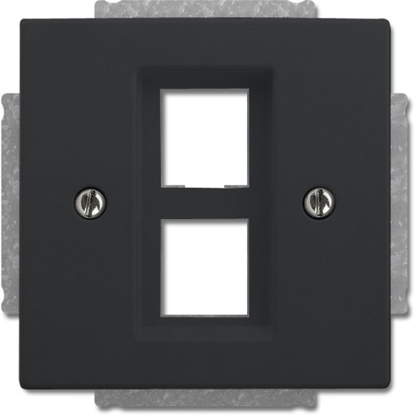 2561-02-81 CoverPlates (partly incl. Insert) future®, Busch-axcent®, carat®; Busch-dynasty® Anthracite image 1