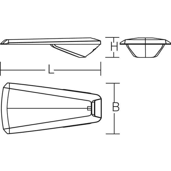 Mingata Midi, 84 W, 12000 lm, 730, silver, DALI Outdoor luminaires and image 3