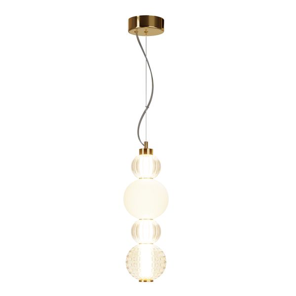 Pendant Collar Pendant lamp Gold image 1