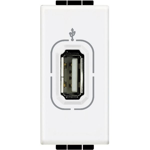 USB socket LivingLight 1 module white image 2