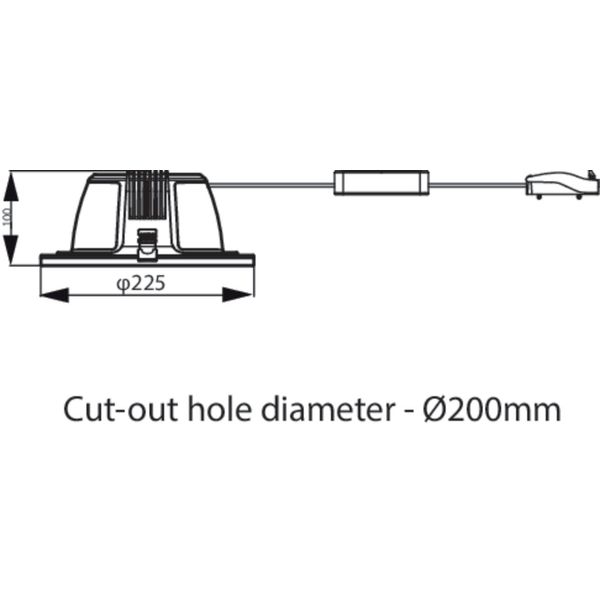 DN070B LED24/830 24W 220-240V D200 RD EU image 3