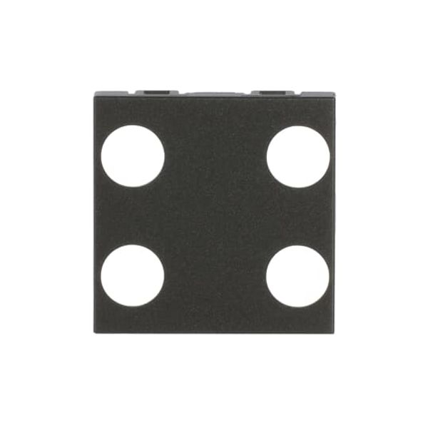 N2221.4 AN Cover plate for Switch/push button Central cover plate Anthracite - Zenit image 1