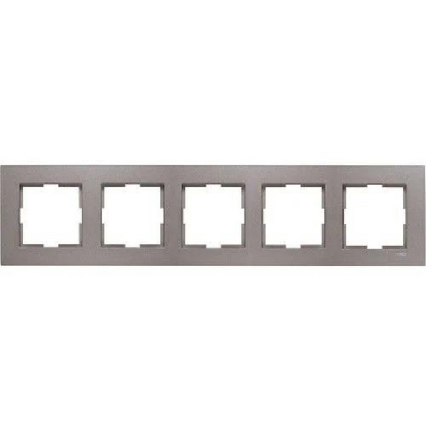 Novella Accessory Anthracite Five Gang Frame image 1