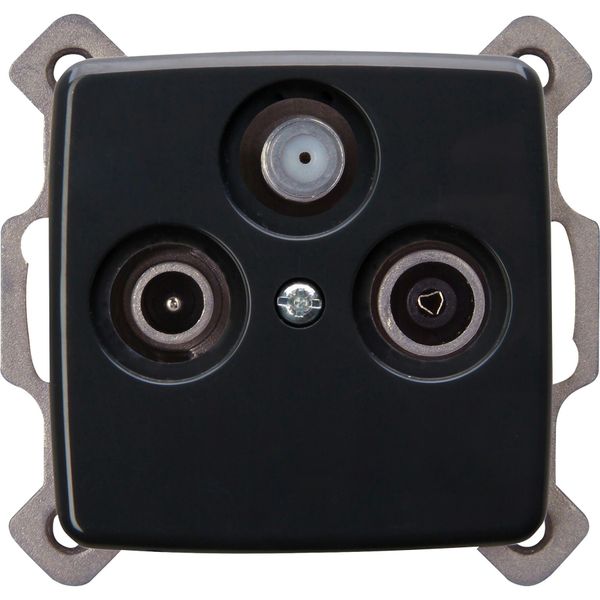 Antenna socket 3-fold, RIVO, colour: ant image 1