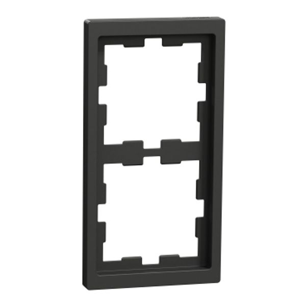 D-Life frame, 2-gang, anthracite image 3