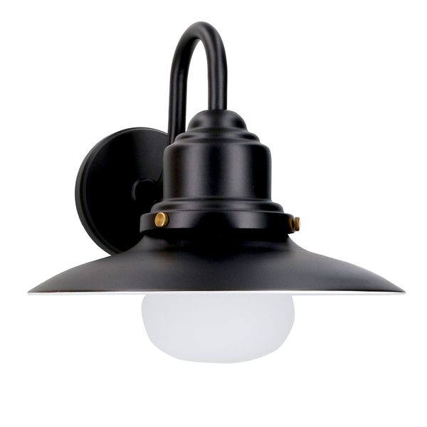 Wall fixture IP44 Avenue E27 15W Black 527lm image 1