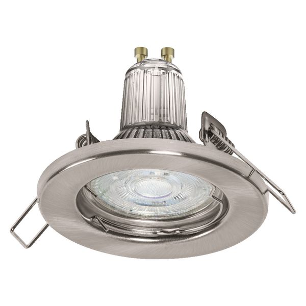 LED SPOT SET RECESS GU10 3x2.6W GU10 Brushed Nickel image 7