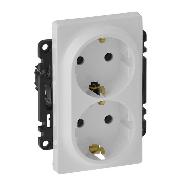 2x2P+E socket Valena Life - German std - 16 A - 250 V~ - white image 1