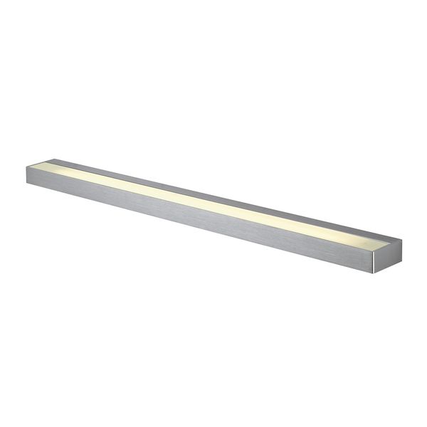 SEDO LED 21 WALL LUMINAIRE, angular, glass satined, br. alu image 1