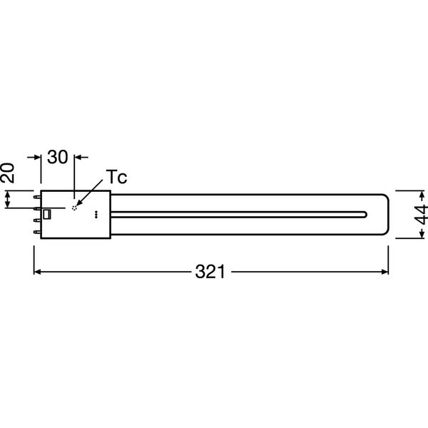 OSRAM DULUX LED L HF & AC MAINS 12W 840 2G11 image 4