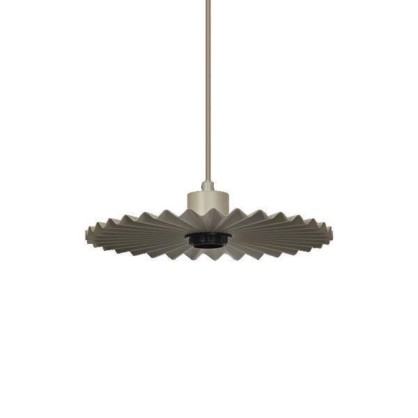 DECOR PLISSEE PENDANT E27 BG LEDV image 1