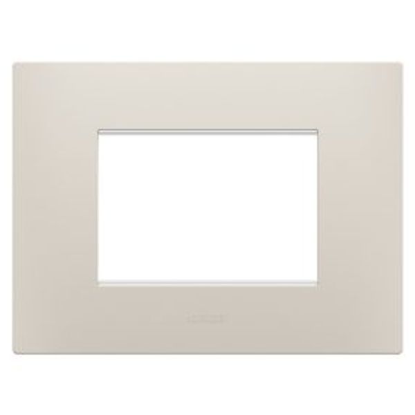 EGO PLATE - IN TECHNOPOLYMER - 3 MODULES - NATURAL BEIGE - CHORUSMART image 1