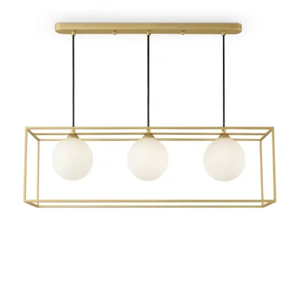 Modern Trinity Pendant lamp Gold image 1