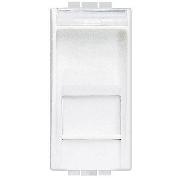 RJ45 socket LivingLight category 5e UTP 1 module white image 2