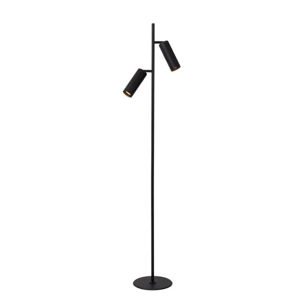 Lucide CLUBS - Floor lamp - 2xGU10 - Black image 1