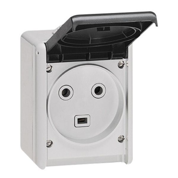Socket outlet Plexo IP44 - 32 A - 2P+E - 230 V image 1