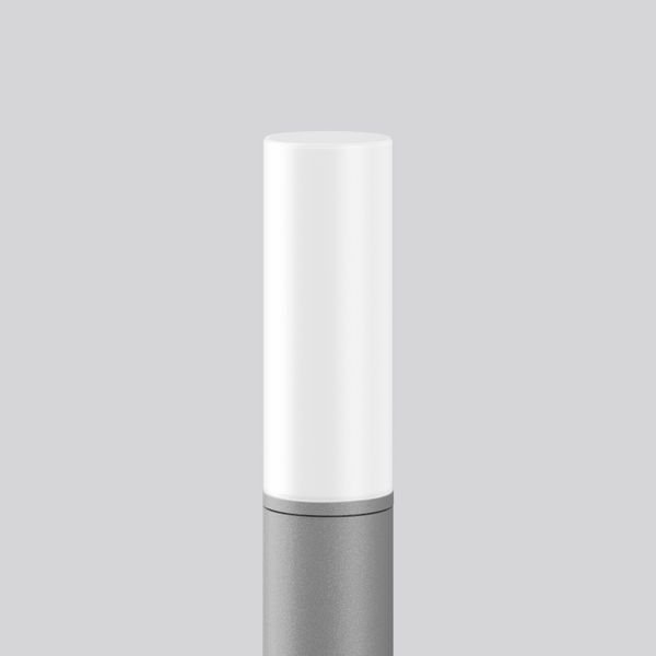 MEGA TUBE, 18 W, 2100 lm, 830, silver, on/off Bollards, D 156 H 1400 image 2