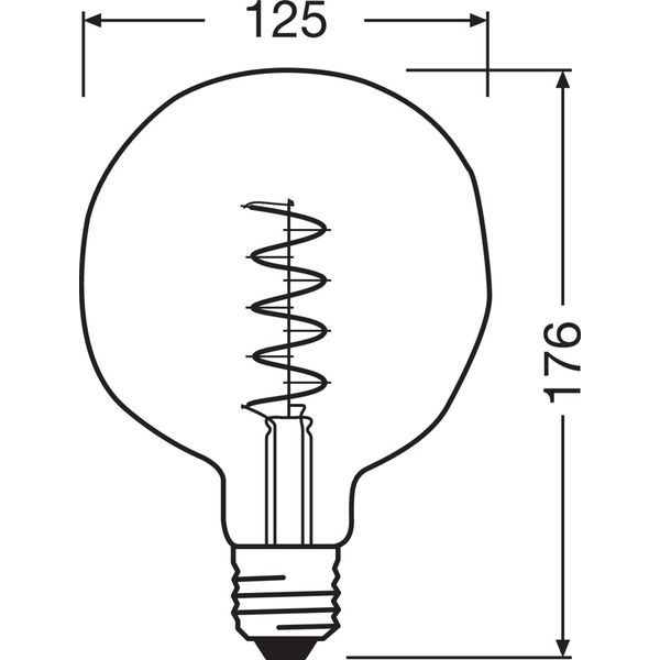 Vintage 1906 LED Big Special Shapes Dimmable 4.5W 816 Green E27 image 11