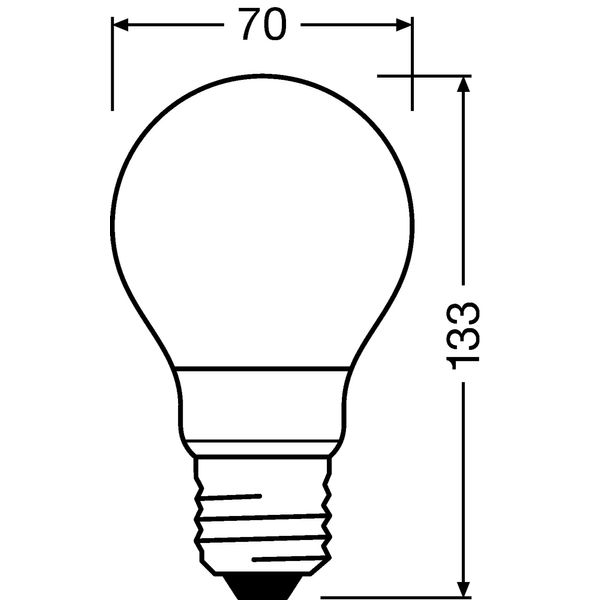 LED Retrofit CLASSIC A DIM 11W 827 Frosted E27 image 5