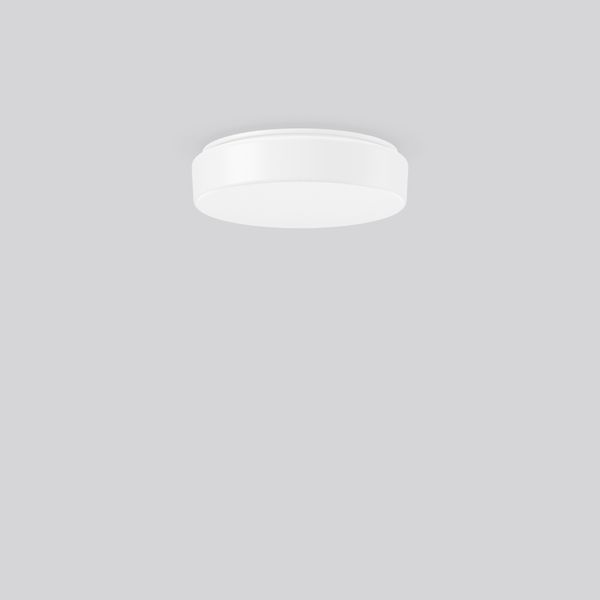 Flat Polymero Kreis, 10 W, 1050 lm, 840, white, on/off Ceiling and wal image 1