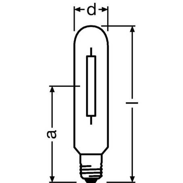 Sodium Bulb VIALOX NAV-T 70W E27 image 2