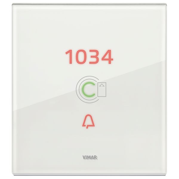 Plate 3M f/transponder NR white diamond image 1