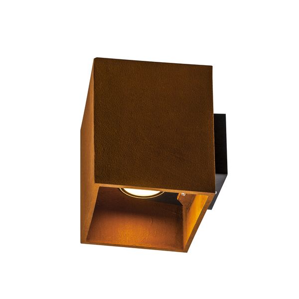 RUSTY® UP/DOWN WL, outdoor LED surface-mounted wall light square rust CCT switch 3000/4000K image 3