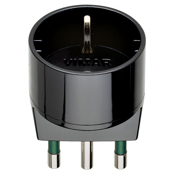 S17 adaptor +P30 outlet black image 1